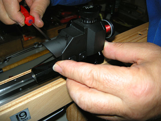 Winzeler match crossbow model 313 - Check screws of Winzeler crossbow