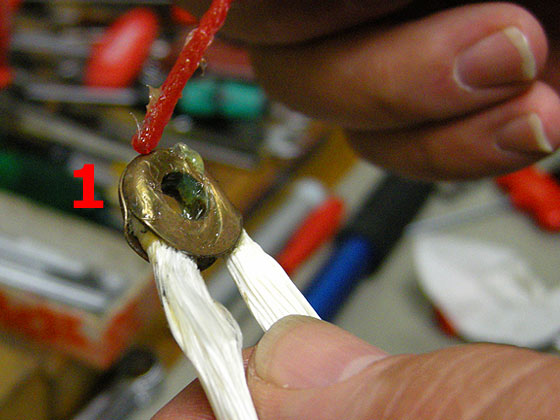 Winzeler match crossbow model 313 - Grease eyes of bow string