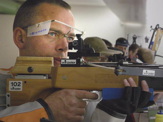 Franck Badiou - vice olympic champion - with Winzeler match crossbow model 113
