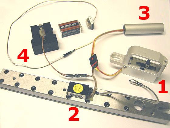 Winzeler electronic trigger system 313/VW-V -  Components of trigger system