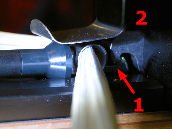 Winzeler electronic trigger system 313/VW-V -   Correct cocking of Winzeler crossbow